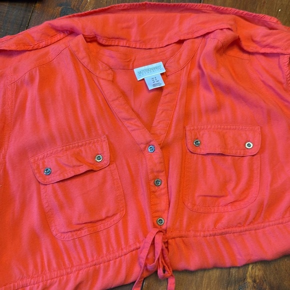 2 piece Pink Blush and Motherhood Maternity Bundle Lot Jeans size 26 shirt small - Picture 7 of 7
